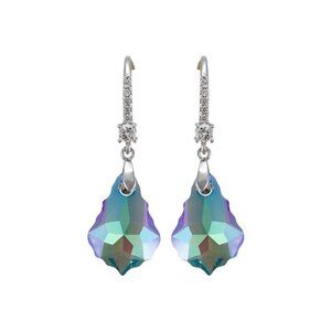 NWT Paradise Shine Rainbow Crystal Teardrop Earrings made with Swarovski